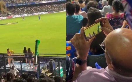 IPL देखने आए अंकल ने मैच छोड़ चीयरलीडर्स पर किया फोकस, Video देख लोगों ने कहा- चचा का गोल क्लियर है