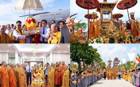 वियतनाम में महात्मा बुद्ध के पवित्र अवशेषों को 15 मिलियन से अधिक श्रद्धालुओं ने श्रद्धांजलि अर्पित की