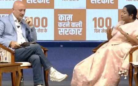 दिल्ली की रेखा सरकार के 100 दिन पूरे:CM बोलीं- खुद को आम आदमी बताने वाले सत्ता के लालच में आ गए