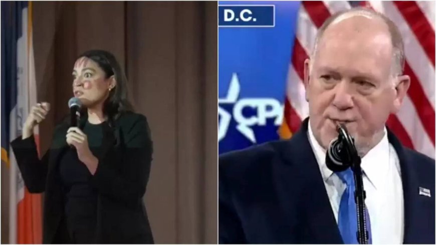 AOC claps back at Tom Homan's deportation threat: ‘Come, take me’