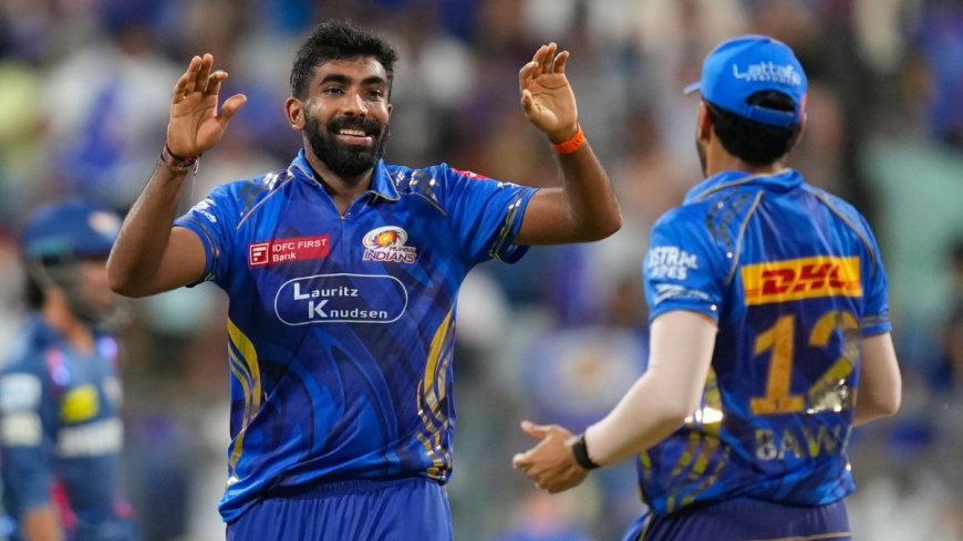 Jasprit Bumrah reflects on advice he got from Sachin Tendulkar on Mumbai Indians debut