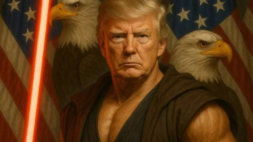 White House’s AI Trump photo with red-light saber: The best memes and jokes