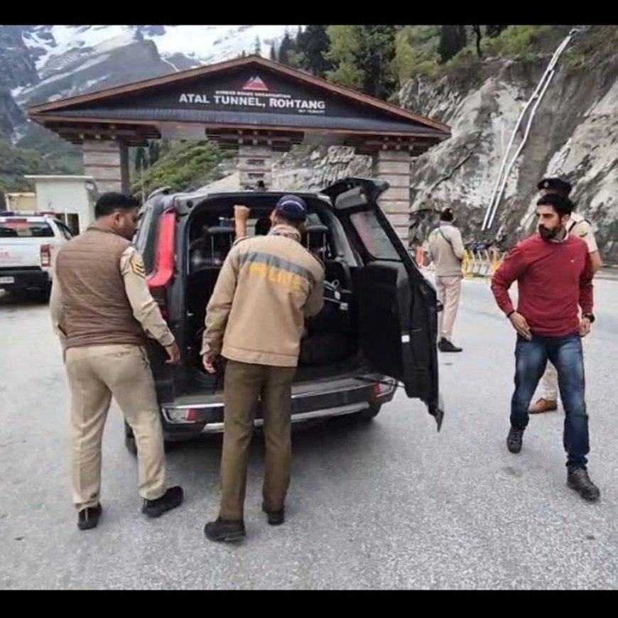 कुल्लू में ड्रोन उड़ाने पर लगी रोक:भारत-पाक तनाव के चलते सुरक्षा, अटल टनल समेत कई जगह 24 घंटे नाकाबंदी
