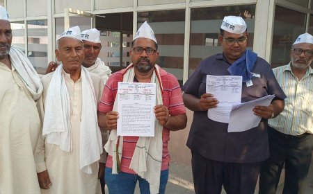 आजाद अधिकार सेना के क्षेत्रीय प्रभारी ने मुख्यमंत्री के नाम सौंपा शिकायती पत्र