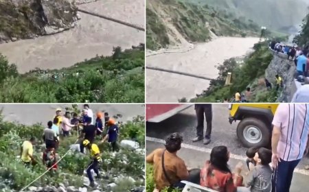 रुद्रप्रयाग: अलकनंदा में गिरी बस…19 लोग थे सवार, एक यात्री की मौत, कई लापता