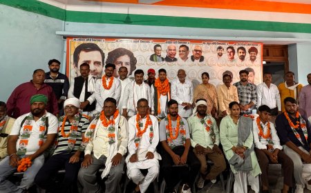 रालोद नेता मिंटू चौधरी कांग्रेस में हुई शामिल, जिलाध्यक्ष जियाउर्रहमान ने दिलाई सदस्यता