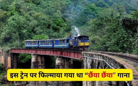 हसीन वादियों से गुजरती है ये ट्रेन, रफ्तार इतनी धीमी साइकिल भी है तेज