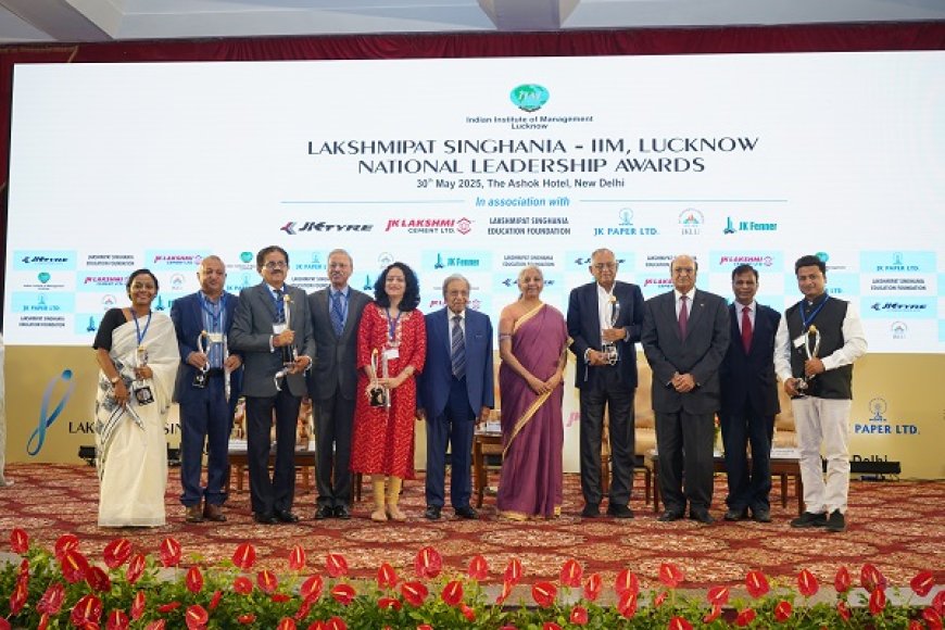 IIM Lucknow and JK Organisation Host Prestigious Leadership Awards, Honouring India's Changemakers