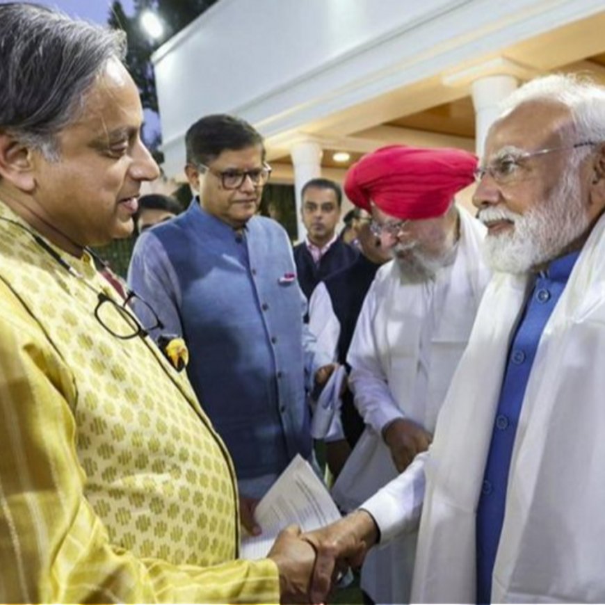 थरूर पर खड़गे बोले- कुछ लोगों के लिए मोदी फर्स्ट:थरूर का जवाब- पंख आपके, उड़ने की इजाजत मत मांगो; मोदी की तारीफ की थी