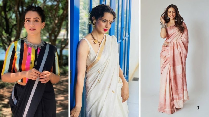 कॉटन-लिनन की साड़ियां देती हैं क्लासी लुक, एक्ट्रेस से लें स्टाइल करने के आइडिया