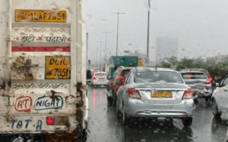 गुरुग्राम में ट्रैफिक पुलिस का मानसून प्लान:MNC कंपनियों के ड्यूटी टाइम में होगा बदलाव, हेल्पलाइन नंबर जारी, साइबर पार्क में होगा ट्रैफिक सर्वे