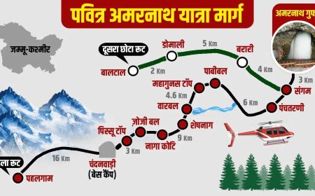अमरनाथ यात्रा में कितने किलोमीटर पैदल चलना पड़ता है, गुफा तक पहुंचने में कितना समय लगेगा?