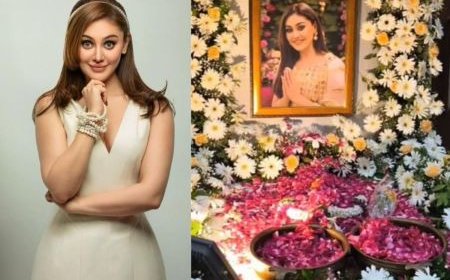 Shefali Jariwala Prayer Meet: शेफाली जरीवाला के परिवार के साथ खड़े पराग त्यागी और मीका सिंह, दी सांत्वना