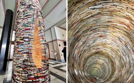 पढ़ने वालों के लिए जन्नत है ये जगह, इतनी हजार किताबों से बना है टावर