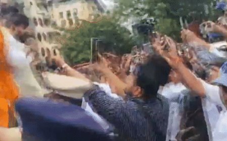 मराठी भाषा विवाद-ठाणे में राज ठाकरे की पार्टी का प्रदर्शन:मंत्री सरनाईक के पहुंचने पर कार्यकर्ताओं का विरोध; MNS नेता-कार्यकर्ता हिरासत में लिए गए