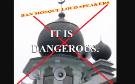 मस्जिद के लाउडस्पीकर से परेशान होकर पलायन की चेतावनी