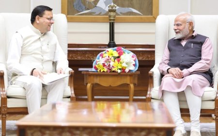 PM मोदी से मिले CM पुष्कर सिंह धामी, उत्तराखंड में विकास के लिए मिला सहयोग का आश्वासन