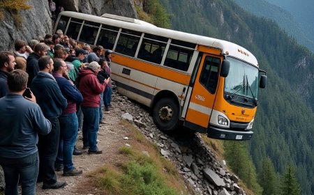 पाकिस्तान: चकवाल में दर्दनाक हादसा, खाई में बस गिरने से 9 लोगों की मौत, 30 घायल