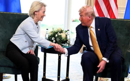 ट्रंप ने EU के साथ सबसे बड़े ट्रेड डील का किया ऐलान, 15% टैरिफ लगाएगा अमेरिका