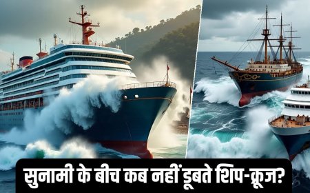 तेज भूकंप के बाद कई देशों में सुनामी… उफनती लहरों में क्यों नहीं डूबते शिप-क्रूज, ये कैसे बचते हैं?