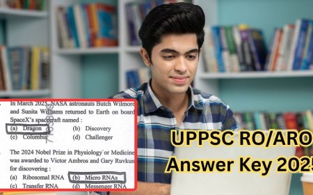 UPPSC RO/ARO Answer Key 2025: यूपी आरओ/एआरओ परीक्षा की आंसर-की जारी, डायरेक्ट लिंक से करें डाउनलोड