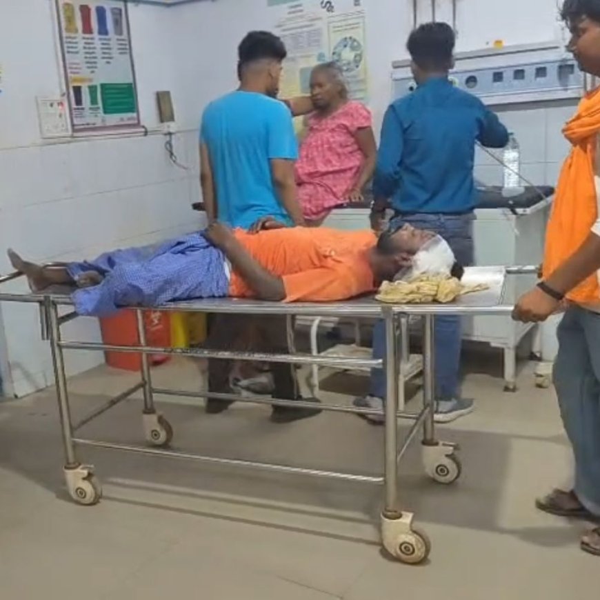 चाचा ने भतीजा सहित परिवार को पीटा; 3 घायल:पीड़ित बोला-जमीन विवाद को लेकर की मारपीट, एक की हालत गंभीर