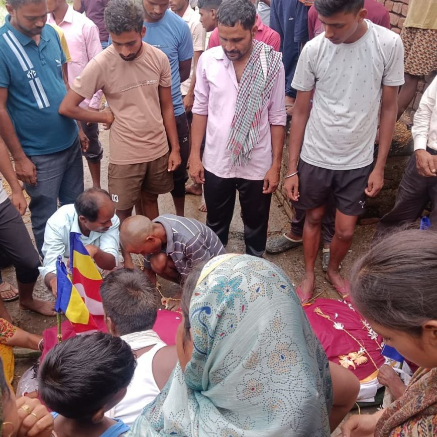 खेत में काम करते समय बिजली के करंट से:डंका बिगहा गांव में 55 वर्षीय बिहारी मेहता की हुई मौत, परिजनों में पसरा मातम