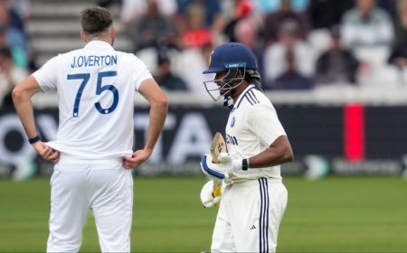 शुभमन गिल से उलझने वाले से भिड़े साई सुदर्शन, पंगे का दिया करारा जवाब, इंग्लैंड के खिलाफ 18 चौके के साथ बनाए 140 रन