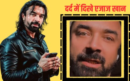 Ajaz Khan का दिल तोड़ देने वाला Video आया सामने,  बोले- टूट गया हूं…