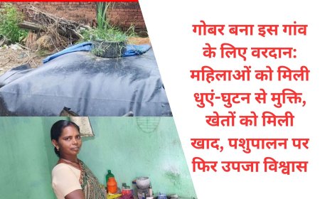 बोकारो गांव में गोबर गैस प्लांट से बड़ा बदलाव: महिलाओं को राहत, खेतों को खाद और पशुपालन को बढ़ावा