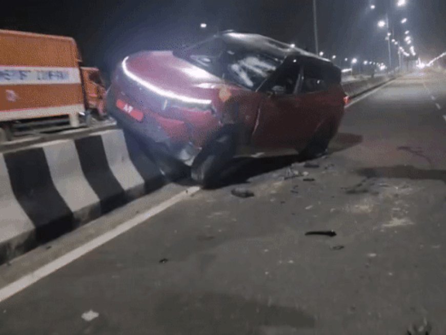 हरियाणा में दिल्ली-मुंबई एक्सप्रेसवे पर फायरिंग:जीजा को मारने पहुंचा साला, थार को टक्कर मार चलाई गोली; गाड़ी पर BJP की झंडी लगी थी