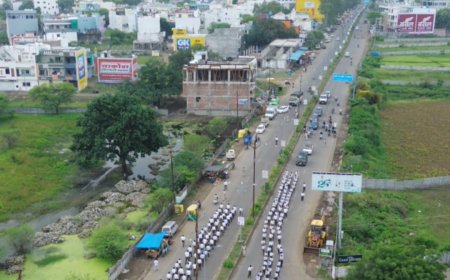 संघ शताब्दी – भोपाल में 76 स्थानों पर एक साथ निकले पथ संचलन