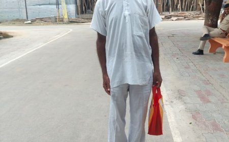 प्रभु श्रीराम के दर्शन को 40 दिन की पदयात्रा, 73 वर्षीय राम भक्त का उत्साह