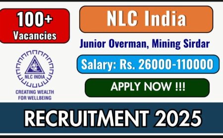 NLC Recruitment 2025: एनएलसी इंडिया लिमिटेड में अप्रेंटिसशिप के 163 पद, आवेदन की अंतिम तिथि 23 अक्तूबर