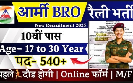 BRO Recruitment 2025: सीमा सड़क संगठन में 542 पदों पर भर्ती, आवेदन करें bro.gov.in पर 24 नवंबर तक