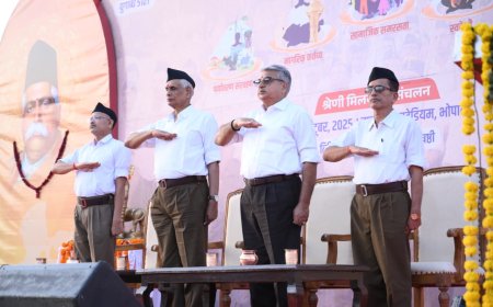 श्रेणी मिलन पथ संचलन – एकता, समरसता और राष्ट्रभाव का प्रतीक