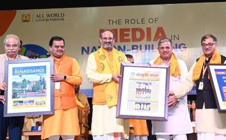 राष्ट्र निर्माण में मीडिया की मजबूत भूमिका होनी चाहिए – दत्तात्रेय होसबाले जी