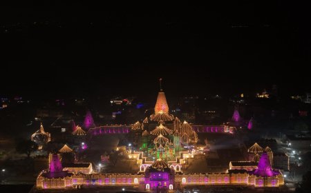 मुख्य मंदिर निर्माण संबंधी सभी कार्य पूर्ण