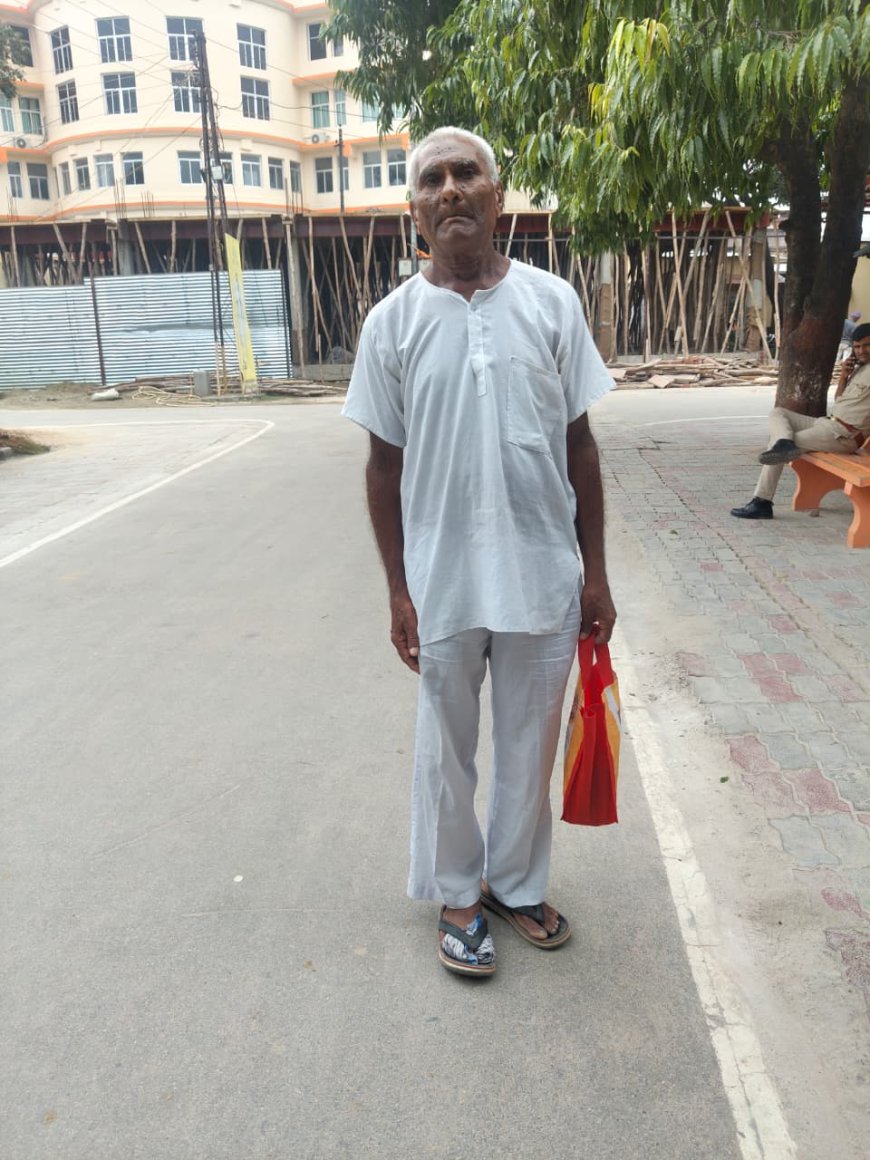 प्रभु श्रीराम के दर्शन को 40 दिन की पदयात्रा, 73 वर्षीय राम भक्त का उत्साह