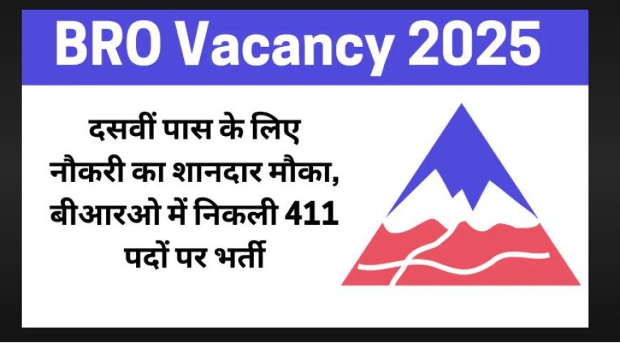 सीमा सड़क संगठन (BRO) में भर्ती 2025 – 542 पदों पर सुनहरा अवसर!