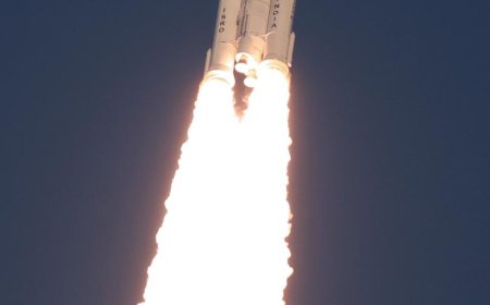 श्रीहरिकोटा से भारत के सबसे भारी संचार उपग्रह सीएमएस-03 का सफल प्रक्षेपण