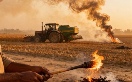 पराली जलाने की बढ़ती समस्या और समाधान के रास्ते