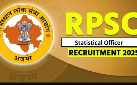 RPSC Recruitment 2025: सांख्यिकी अधिकारी के 113 पदों पर भर्ती, 26 नवंबर तक करें आवेदन