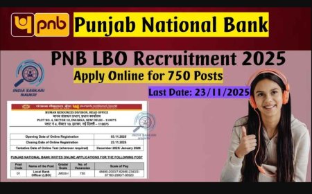 PNB Recruitment 2025: 750 Local Bank Officer पदों पर आवेदन शुरू | Apply Online
