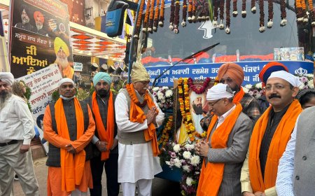 श्री गुरु तेग बहादुर जी के 350वें शहीदी दिवस पर मत्था टेका