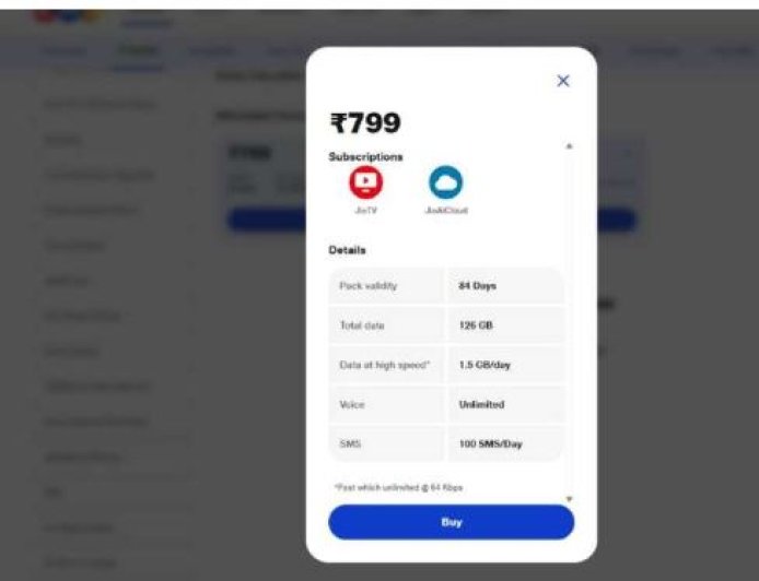 Jio का 84 दिन की वैलिडिटी वाला सबसे अफोर्डेबल प्लान — कम खर्च में अनलिमिटेड कॉलिंग, डेटा और OTT फायदे