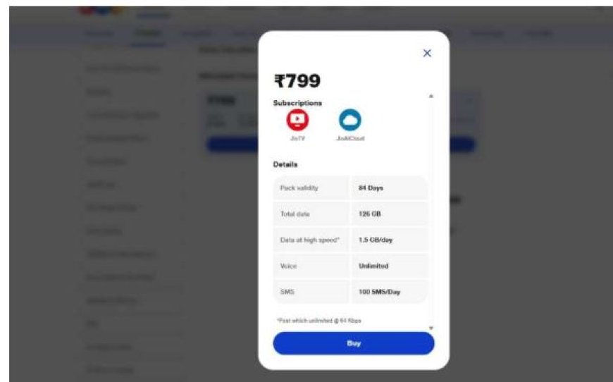 Jio का 84 दिन की वैलिडिटी वाला सबसे अफोर्डेबल प्लान — कम खर्च में अनलिमिटेड कॉलिंग, डेटा और OTT फायदे
