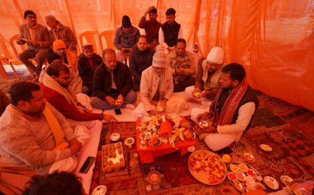 प्रतिष्ठा द्वादशी – आनुष्ठानिक शुचिता के लिए भूमि पूजन सम्पन्न