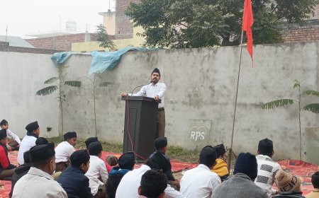 वीर बाल दिवस: ननौता में संघ के स्वयंसेवकों ने निकाला पथसंचलन