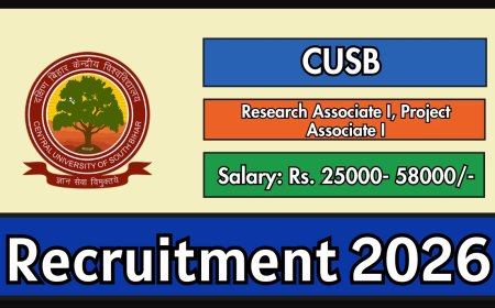 सीयूएसबी में 35 पदों पर भर्ती, प्रोफेसर और एसोसिएट प्रोफेसर के लिए अवसर